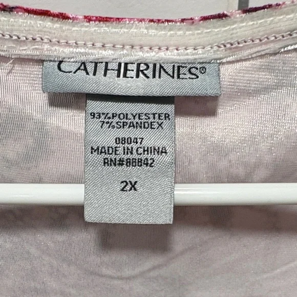 Catherines Pink and Purple Patterned Tunic - Picture 2 of 7